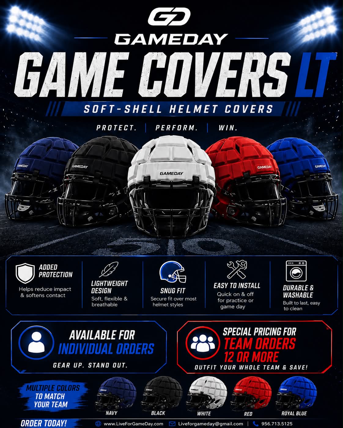 GD Custom Helmet Covers LT