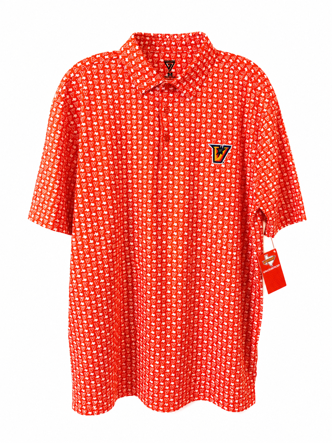 UTRGV All Print Orange Polo